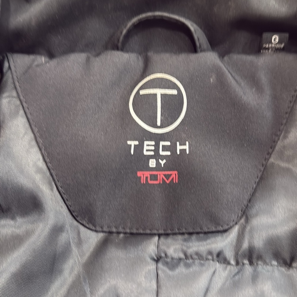 Tumi Tech By Tumi Black Softshell Full Zip Metro … - image 8